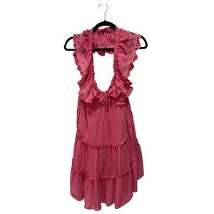 LUSH Women Pink Summer Dress SMALL